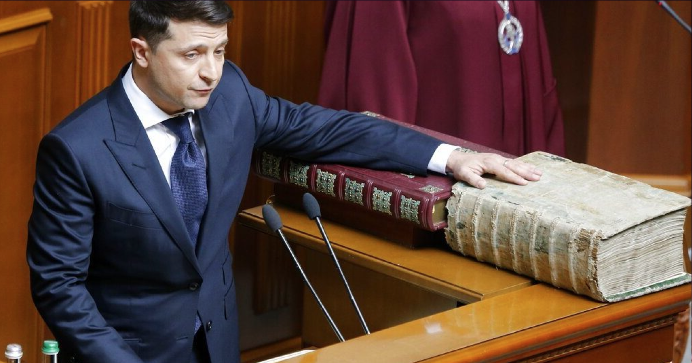 Israel and Stuff » Jewish TV star Volodymyr Zelensky sworn in as