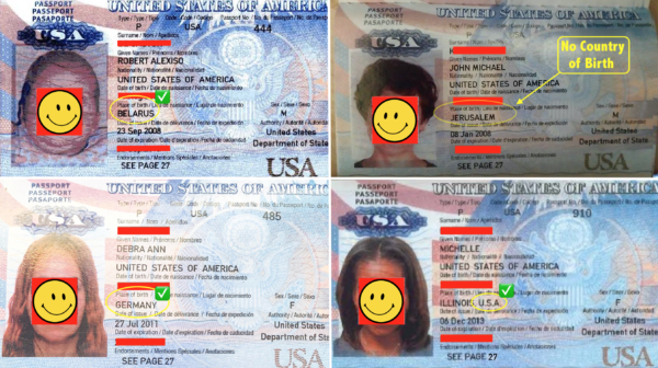 Israel and Stuff » US St. Dept. changes policy: Passports now list born ...